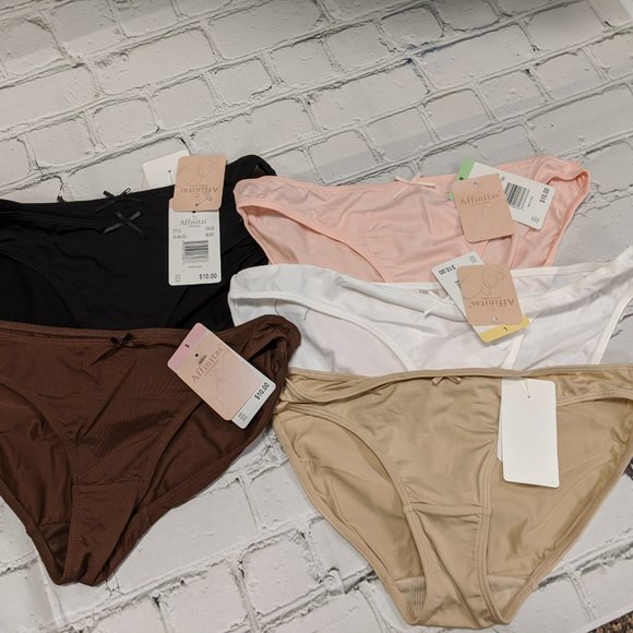 Two‎ Affinitas NWT $10 satiny brief Set of TWO - Picture 4 of 4